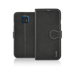 Fonex - Case Book Identity for Motorola Moto E7, black