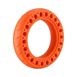 Xiaomi Mi Electric Scooter 1S, 2 M365, Essential, Pro, Pro 2 - Durable Full Tubeless Tire with Holes (Type 1) (Orange)