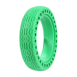 Xiaomi Mi Electric Scooter 1S, 2 M365, Essential, Pro, Pro 2 - Durable Full Tubeless Tire (Type 1) (Green)