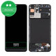 Samsung Galaxy A30s A307F - LCD Display + Touch Screen + Frame (Prism Crush Black) TFT