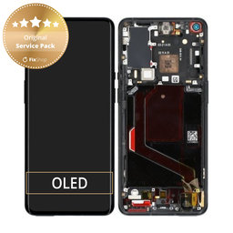 OnePlus 9 Pro - LCD Display + Touch Screen + Frame (Stellar Black) - 1001100044 Genuine Service Pack