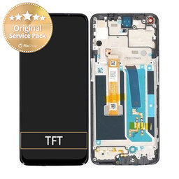 OnePlus Nord N10 5G - LCD Display + Touch Screen + Frame (Midnight Ice) - 2011100239 Genuine Service Pack