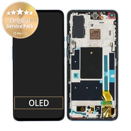 OnePlus 9 - LCD Display + Touch Screen + Frame (Arctic Sky) - 1001100052 Genuine Service Pack