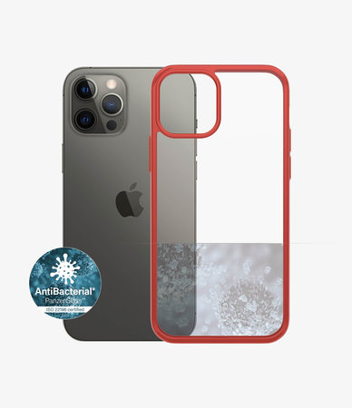 PanzerGlass - Case ClearCase AB for iPhone 12 & 12 Pro, red