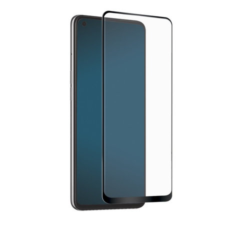 SBS - Tempered Glass Full Cover for Oppo Reno 5Z 5G, black