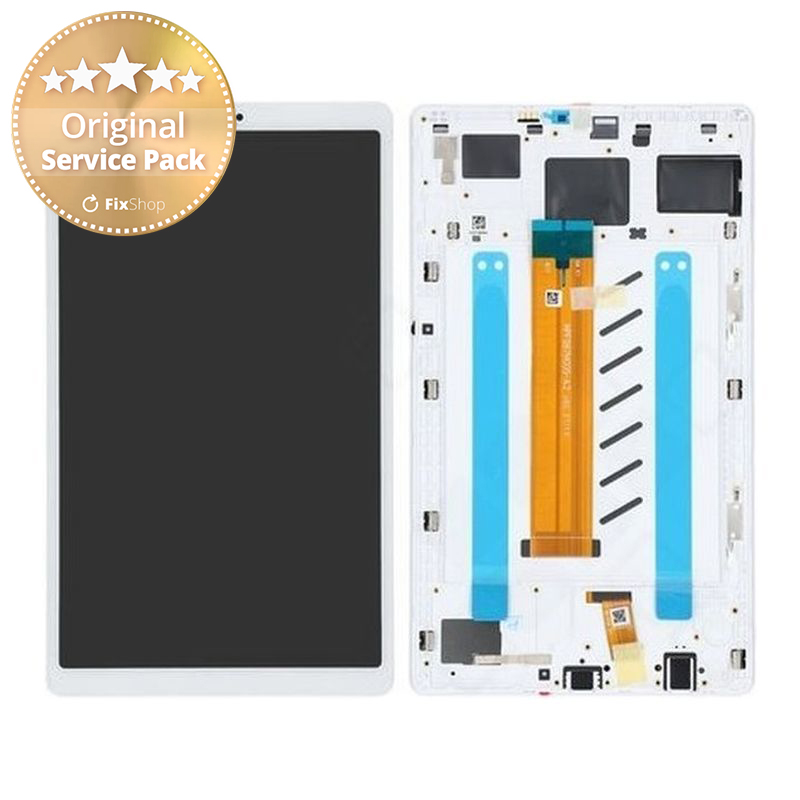 White For Samsung Galaxy Tab A7 Lite T225 T227U LCD Display Touch Screen ±  Frame