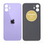 Apple iPhone 12 - Rear Housing Glass (Purple)