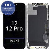 Display In-Cell FHD for iPhone 12, 12 Pro, Touch Screen with Frame, FixPremium