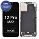Display In-Cell FHD for iPhone 12 Pro Max, Touch Screen with Frame, FixPremium