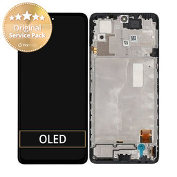 Xiaomi Redmi Note 10 Pro - LCD Display + Touch Screen + Frame (Onyx Gray) - 56000200K600 Genuine Service Pack