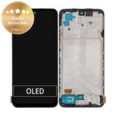 Xiaomi Redmi Note 10S - LCD Display + Touch Screen + Frame (Onyx Gray) - 5600020K7B00, 560002K7BN00 Genuine Service Pack