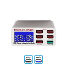 Product Schematic 896 - USB Charging Station with USB 3.0