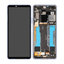 Sony Xperia 10 III - LCD Display + Touch Screen + Frame (Blue) - A5034094A Genuine Service Pack