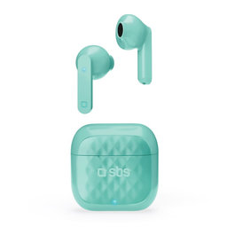 SBS - TWS Air Free Wireless Headphones with 250 mAh Charging Case, blue