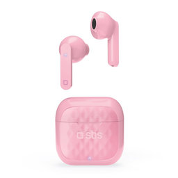 SBS - TWS Air Free Wireless Headphones with Charging Case 250 mAh, rose