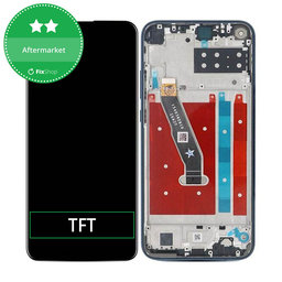 Huawei P40 Lite E - LCD Display + Touch Screen + Frame (Aurora Blue) TFT