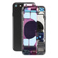 Apple iPhone SE (2nd Gen 2020) - Rear Housing with Small Parts (Black)
