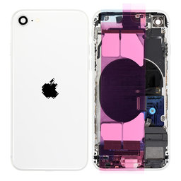 Apple iPhone SE (2nd Gen 2020) - Rear Housing with Small Parts (White)