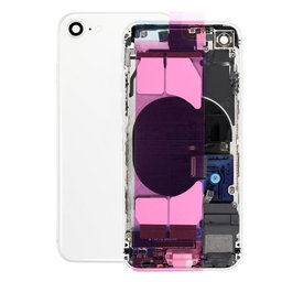 Apple iPhone SE (2nd Gen 2020) - Rear Housing with Small Parts (White)