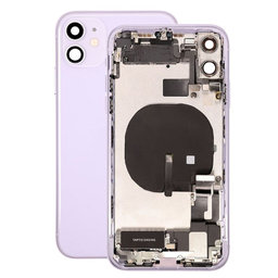 Apple iPhone 11 - Rear Housing with Small Parts (Purple)