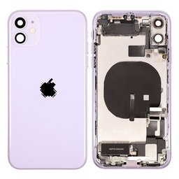 Apple iPhone 11 - Rear Housing with Small Parts (Purple)