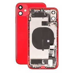 Apple iPhone 11 - Rear Housing with Small Parts (Red)