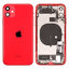 Apple iPhone 11 - Rear Housing with Small Parts (Red)