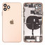 Apple iPhone 11 Pro Max - Rear Housing with Small Parts (Gold)