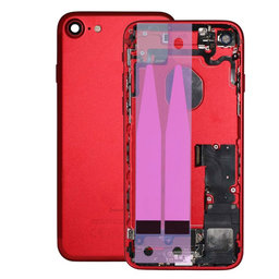 Apple iPhone 7 - Rear Housing with Small Parts (Red)