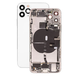 Apple iPhone 11 Pro - Rear Housing with Small Parts (Silver)
