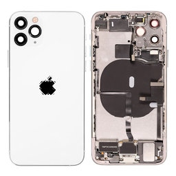 Apple iPhone 11 Pro - Rear Housing with Small Parts (Silver)