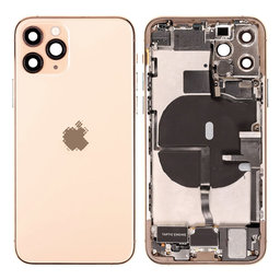 Apple iPhone 11 Pro - Rear Housing with Small Parts (Gold)