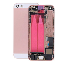 Apple iPhone SE - Rear Housing with Small Parts (Rose Gold)