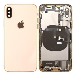 Apple iPhone XS - Rear Housing with Small Parts (Gold)