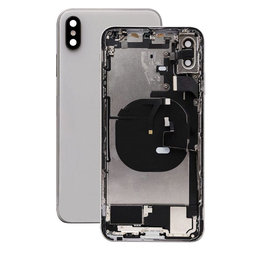 Apple iPhone XS Max - Rear Housing with Small Parts (Silver)