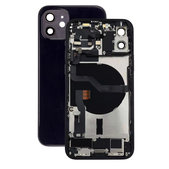 Apple iPhone 12 - Rear Housing with Small Parts (Black)