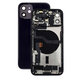 Apple iPhone 12 - Rear Housing with Small Parts (Black)