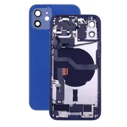 Apple iPhone 12 - Rear Housing with Small Parts (Blue)