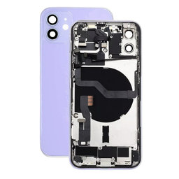 Apple iPhone 12 - Rear Housing with Small Parts (Purple)