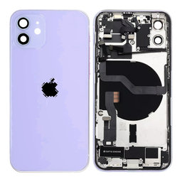 Apple iPhone 12 - Rear Housing with Small Parts (Purple)