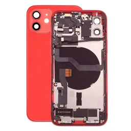 Apple iPhone 12 - Rear Housing with Small Parts (Red)