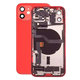 Apple iPhone 12 - Rear Housing with Small Parts (Red)