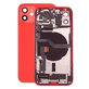 Apple iPhone 12 - Rear Housing with Small Parts (Red)