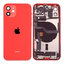 Apple iPhone 12 - Rear Housing with Small Parts (Red)