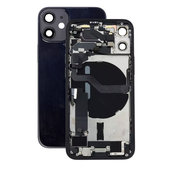 Apple iPhone 12 Mini - Rear Housing with Small Parts (Black)