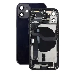 Apple iPhone 12 Mini - Rear Housing with Small Parts (Black)