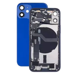 Apple iPhone 12 Mini - Rear Housing with Small Parts (Blue)