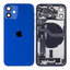 Apple iPhone 12 Mini - Rear Housing with Small Parts (Blue)