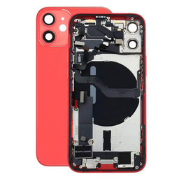 Apple iPhone 12 Mini - Rear Housing with Small Parts (Red)