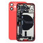 Apple iPhone 12 Mini - Rear Housing with Small Parts (Red)